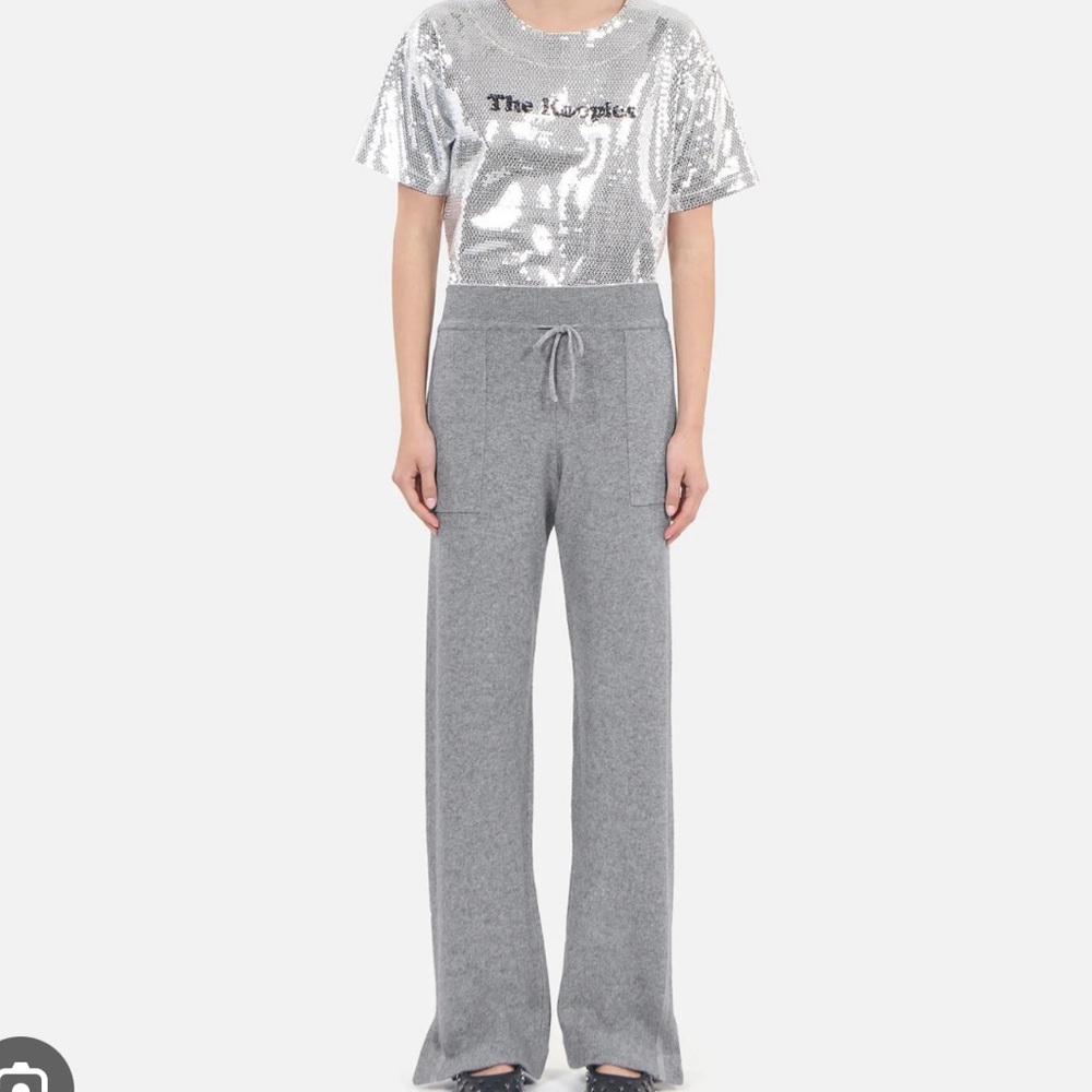 NWT The Kooples Gray Cashmere and Wool Women's Pants